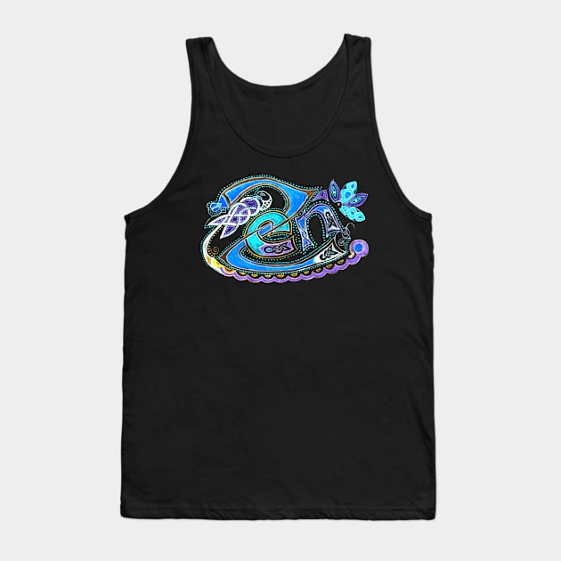 Celtic Zen illumination way 2 Tank Top by Zamen